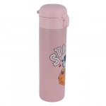 Παγούρι Θερμός 400ml από ανοξείδωτο ατσάλι X321 με σχέδιο αστροναύτη Ροζ