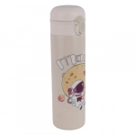 Παγούρι Θερμός 400ml από ανοξείδωτο ατσάλι X321 με σχέδιο αστροναύτη Μπεζ