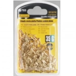 Σετ Καρφιά με Επίπεδη Κεφαλή 1.2x12mm 35g σε Χρυσό Χρώμα Bossram 683706