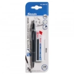 Μηχανικό Μολύβι HB 0.7mm + 20 Μύτες Μαύρο Stelan 864714