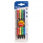 Σετ 4 τμχ Μηχανικά Μολύβια HB 0.7mm Stelan 863135