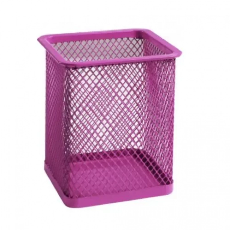 Μεταλλική Μολυβοθήκη 10x8x8 cm Stelan 689673 Μωβ