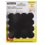 Τσοχάκια Επίπλων 19x5 mm Σετ 16 τμχ Μαύρα Bossram 623511