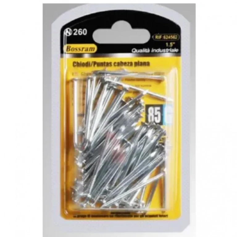 Πρόκες με Επίπεδη Κεφαλή 85g 1.5'' 40mm Bossram 624562