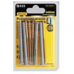 Βύσμα Ούπατ Διαστολής 6X80mm με Βίδα Σετ 4 Τεμάχια Bossram 990817