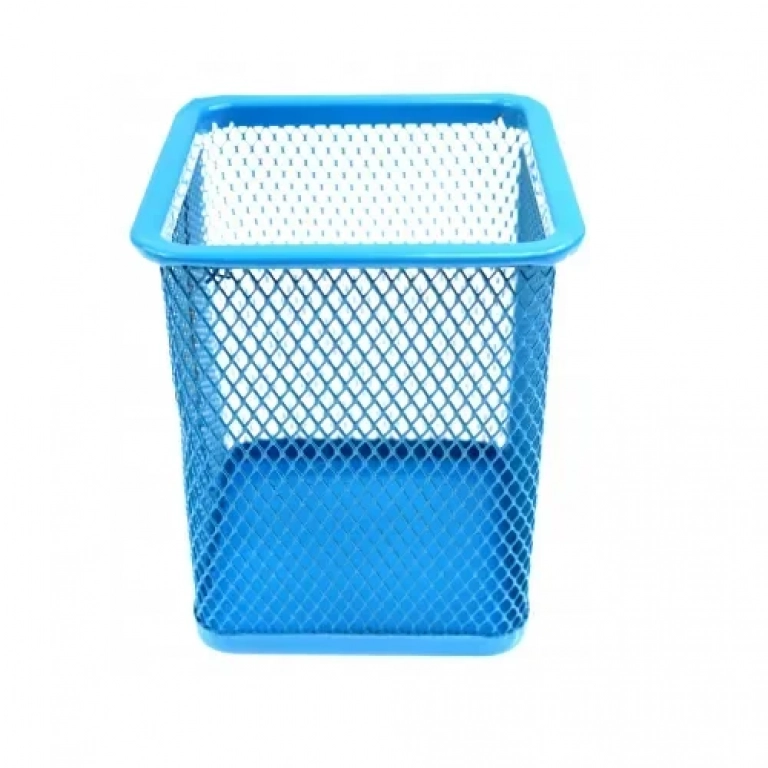 Μεταλλική Μολυβοθήκη 10x8x8 cm Stelan 689673 Γαλάζιο