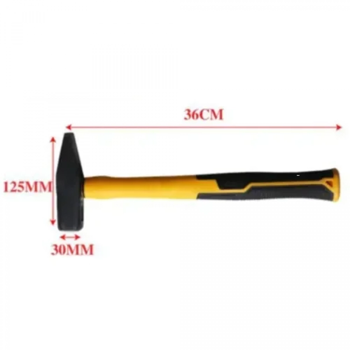 Σφυρί Πένας με Λαβή Fiberglass 36x12.5 cm 800γρ Bossram 683235