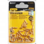 Βίδες Σταυρού 30g 12x3mm Χρυσές Bossram 990699