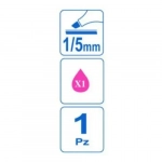 Μαρκαδόρος Υπογράμμισης 1/5mm σε Φούξια Χρώμα Stelan 688722