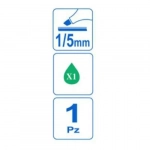 Μαρκαδόρος Υπογράμμισης 1/5mm σε Πράσινο Χρώμα Stelan 688724