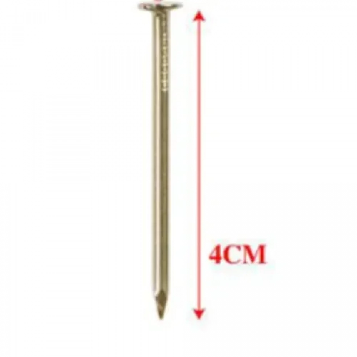 Σετ Καρφιά με Επίπεδη Κεφαλή 2.2x40mm 50g σε Χρυσό Χρώμα Bossram 683712