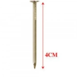 Σετ Καρφιά με Επίπεδη Κεφαλή 2.2x40mm 50g σε Χρυσό Χρώμα Bossram 683712