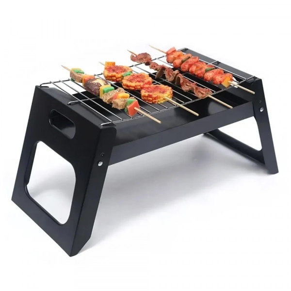 16179-60 Φορητή Ψησταριά BBQ Grill - Μαύρο - Photo1
