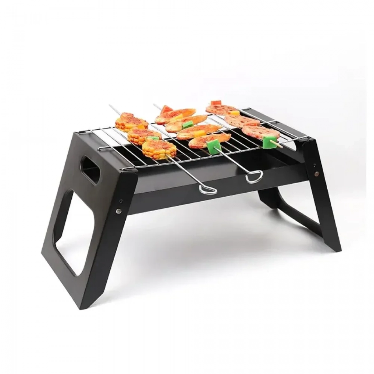 16179-60 Φορητή Ψησταριά BBQ Grill - Μαύρο - Photo2