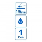 Μαρκαδόρος Υπογράμμισης 1/5mm σε Μπλε Χρώμα Stelan 688725