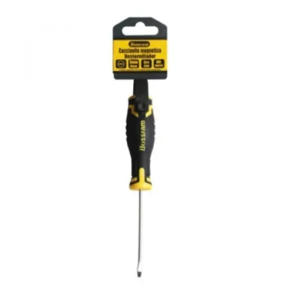 Μαγνητικό Ίσιο κατσαβίδι 3x75mm Bossram 869776