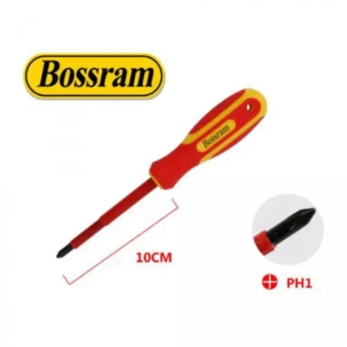 Μαγνητικό Σταυροκατσάβιδο PH1x100mm Bossram 655992