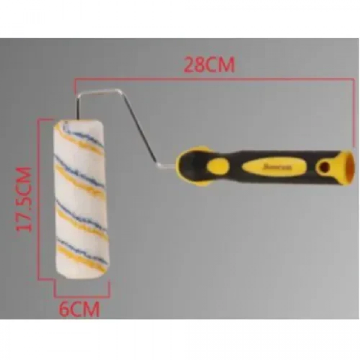Ρολό βαψίματος 7” 28x6x17 cm με εργονομική λαβή Bossram 680931