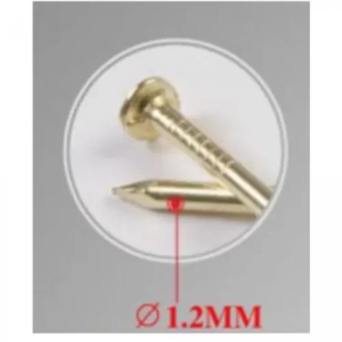 Σετ Καρφιά με Επίπεδη Κεφαλή 1.2x12mm 35g σε Χρυσό Χρώμα Bossram 683706