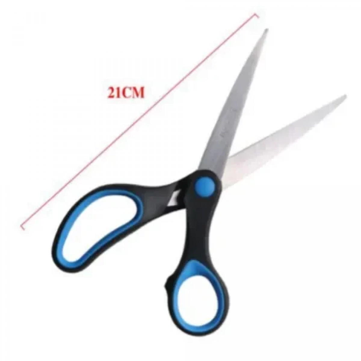 Ψαλίδι Γραφείου 21 cm Μαύρο-Μπλε Stelan 862815