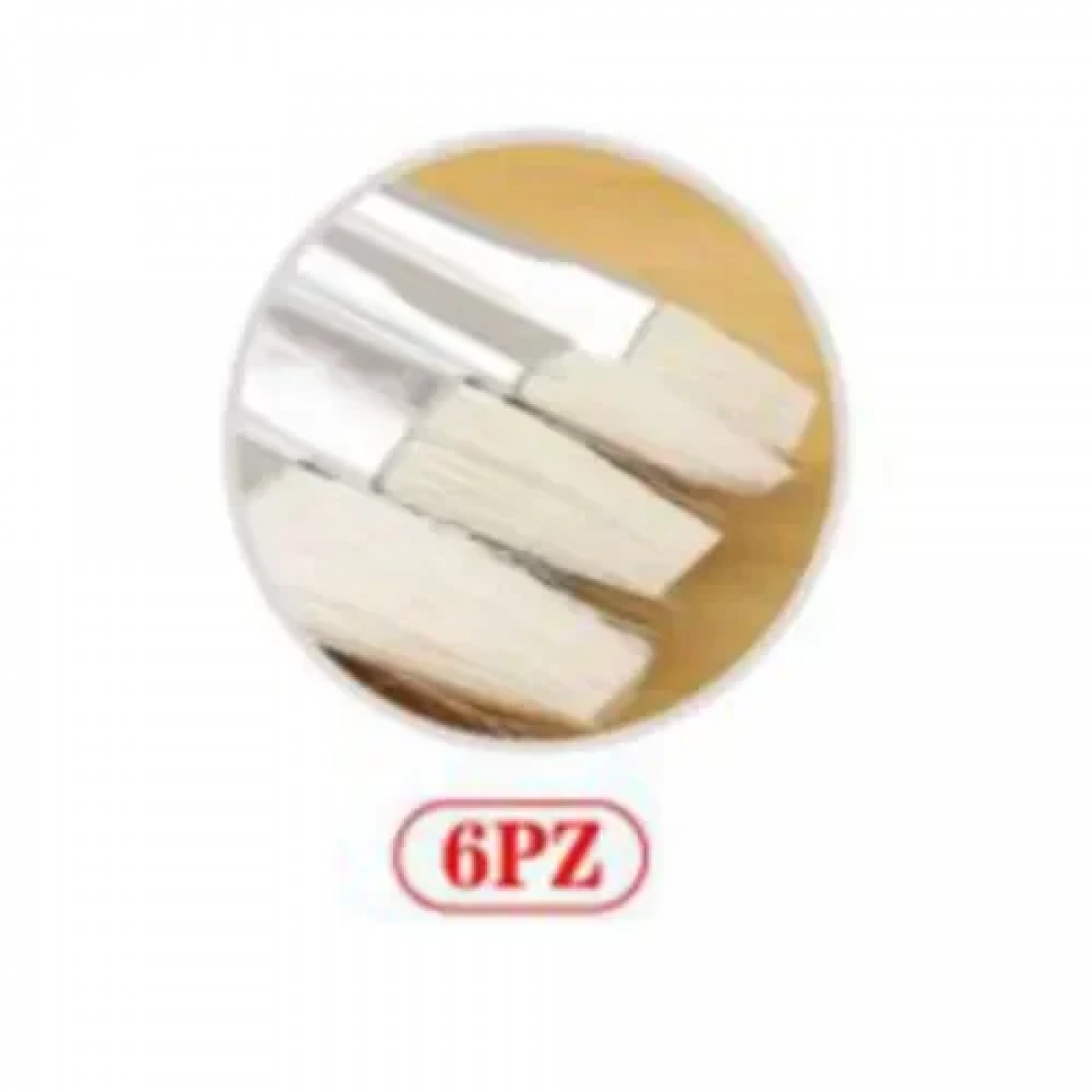 Σετ 6 Πινέλα Ζωγραφικής Stelan 689123