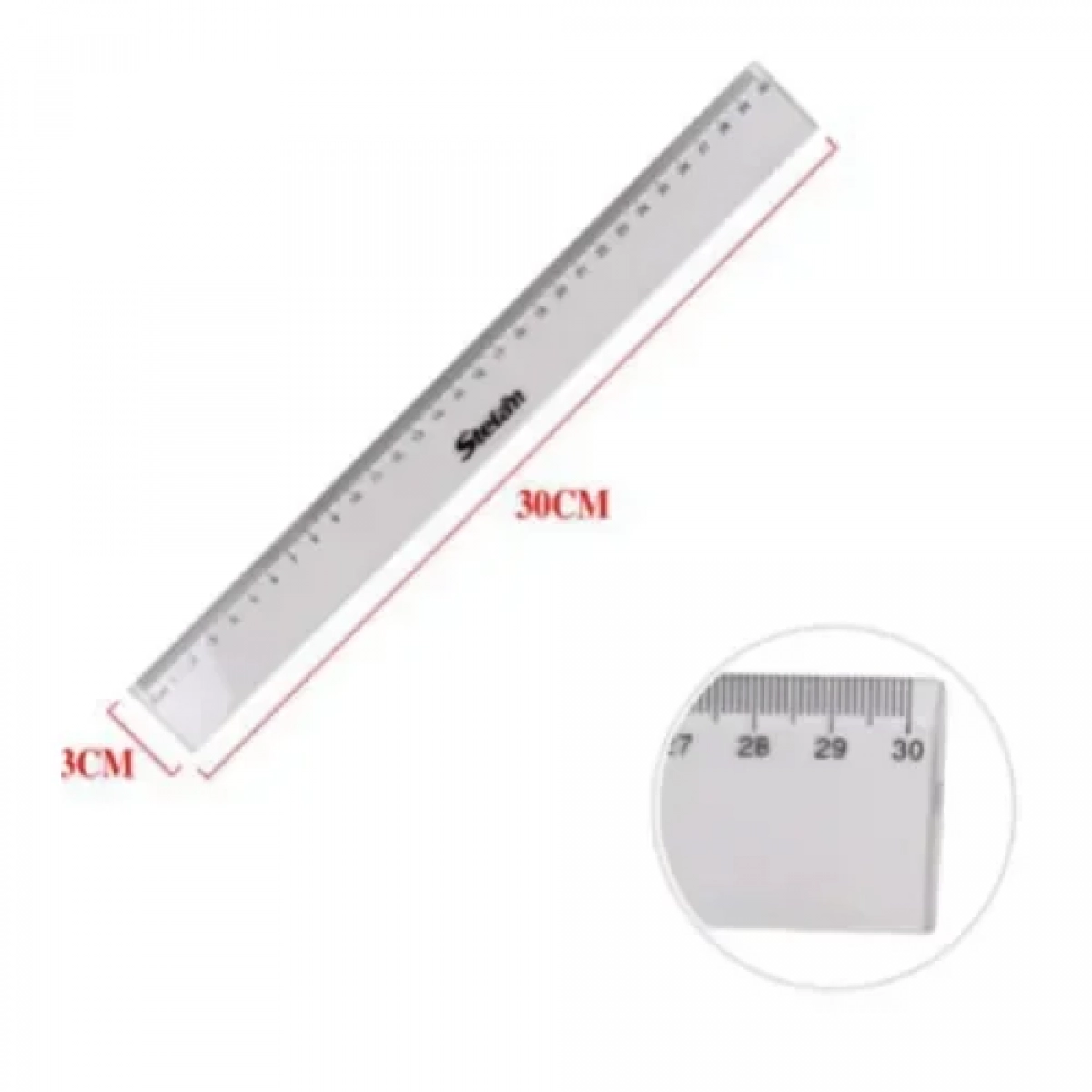 Χάρακας 30 cm Stelan 689564