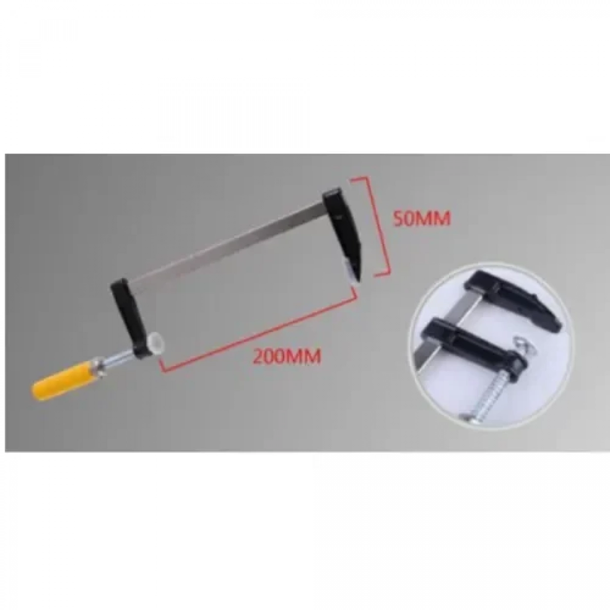 Μεταλλικός Σφιγκτήρας "F" Βαρέως Τύπου 50x200mm Bossram 621207