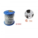 Σιδερένια Αλυσίδα 3mm 75m Bossram 655266