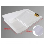 Σετ 2 τμχ Σκαφάκι Βαφής Πλαστικό 24x32 cm Λευκό Bossram 623221