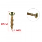 Βίδες Σταυρού 32g 3x18mm Χρυσές Bossram 625180