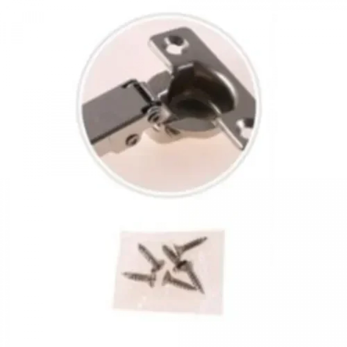 Σετ 2 Ρυθμιζόμενοι Μεντεσέδες 35mm & Βίδες Bossram 623522