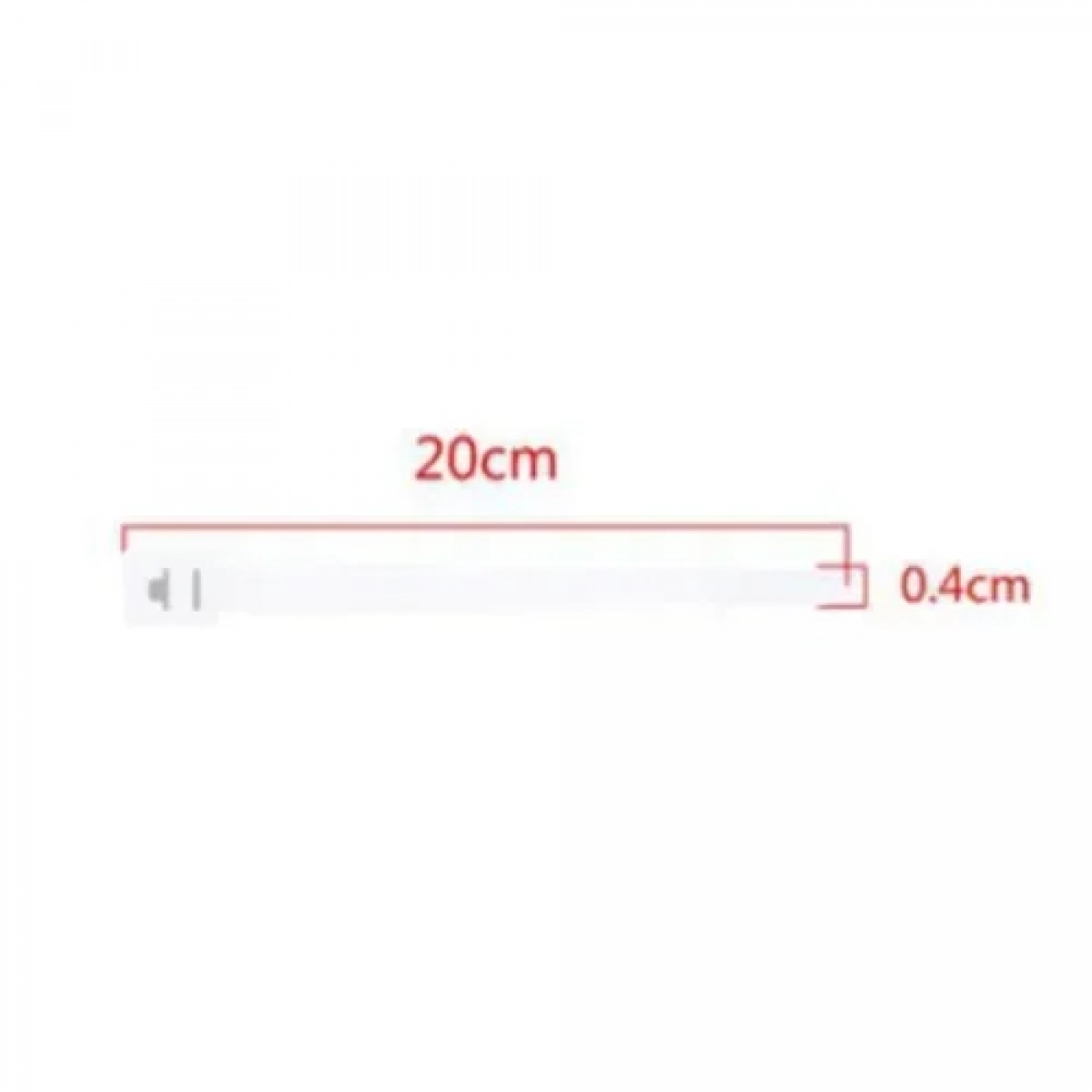 Δεματικά Καλωδίων Tie Wraps Λευκά 20x0.4 cm 40 τμχ Bossram 683463