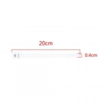 Δεματικά Καλωδίων Tie Wraps Λευκά 20x0.4 cm 40 τμχ Bossram 683463