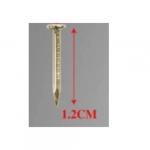 Σετ Καρφιά με Επίπεδη Κεφαλή 1.2x12mm 35g σε Χρυσό Χρώμα Bossram 683706