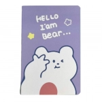 Σημειωματάριο 80 Φύλλων A5 Ριγέ 15x21 cm Hello I am Bear 888105
