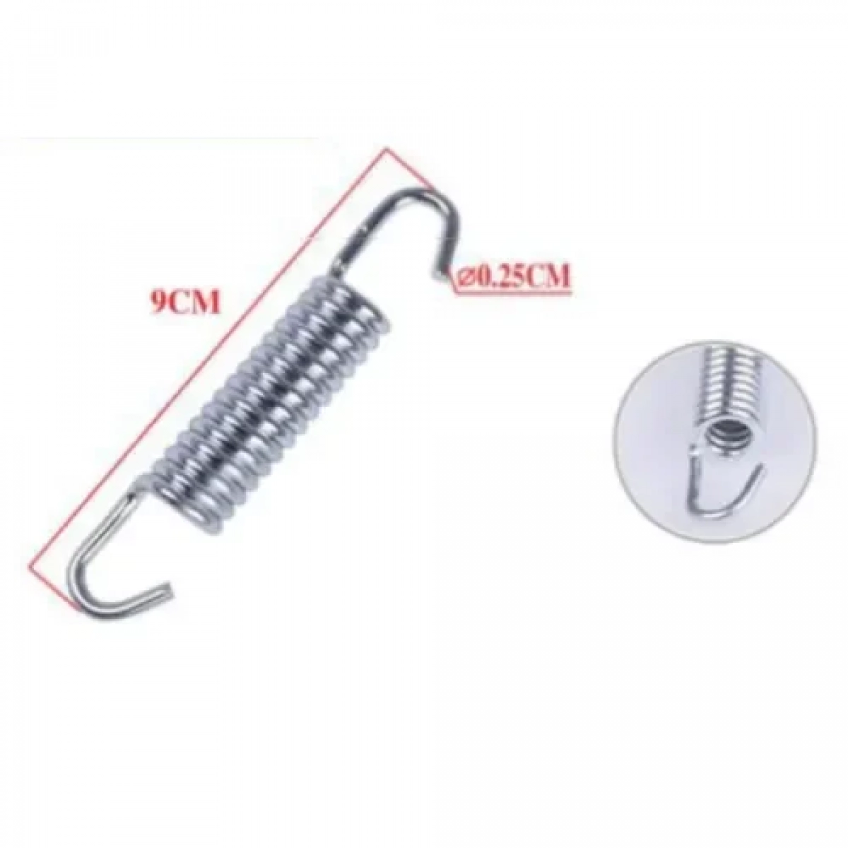 Σετ Ελατήρια Γάντζου 2 τμχ 3x90mm Bossram 620591