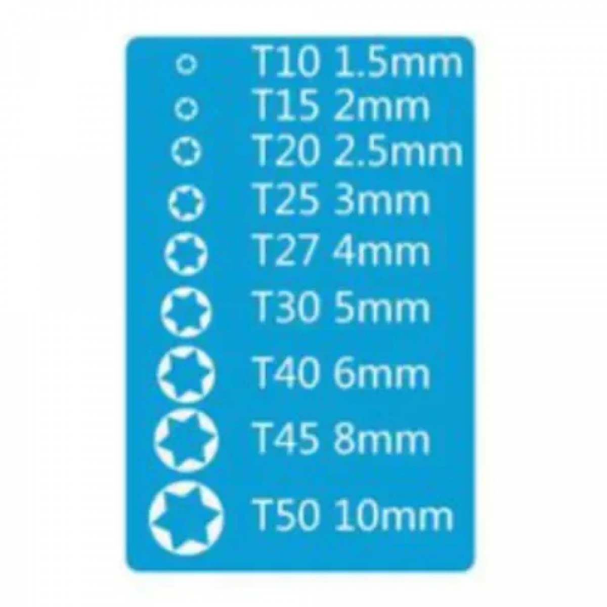 Μακριά Κλειδιά Torx 2 Όψεων Σετ 9 Τεμαχίων Bossram 623490