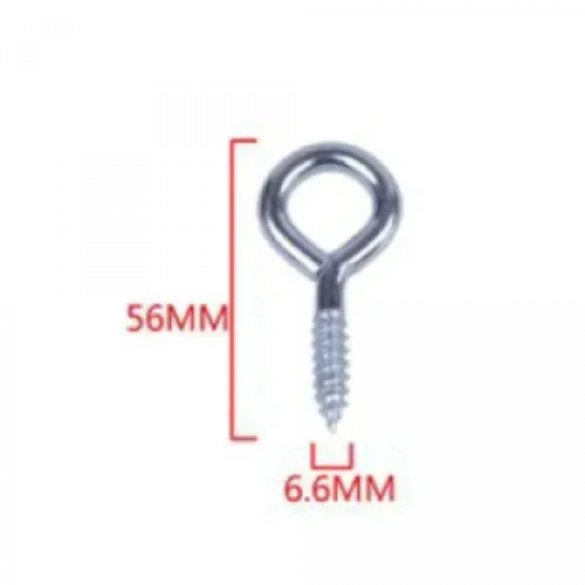 Θηλιές Βιδωτές 56x6.6mm Σετ 4 τμχ Bossram 623715