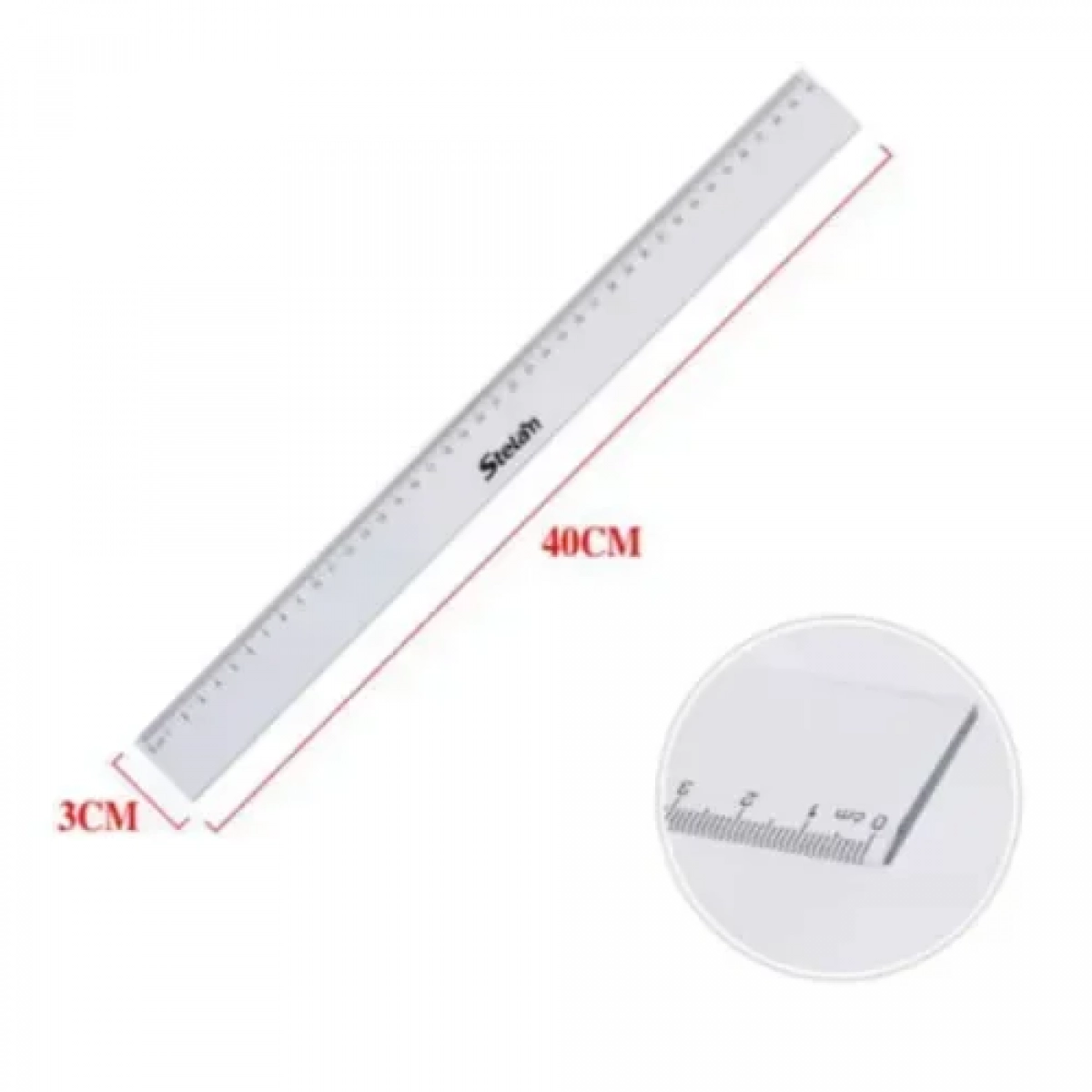 Χάρακας 40 cm Stelan 689565