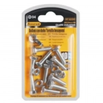 Βίδες εξάγωνες με παξιμάδι M6x20mm+M6 Σετ 10 τμχ Bossram 620369