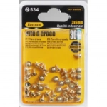 Βίδες Σταυρού 30g 6x3mm Χρυσές Bossram 990696