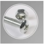 Σετ Βίδες Σταυρού με Παξιμάδια 5x25mm + M5 Σετ 10 τμχ Bossram 991002