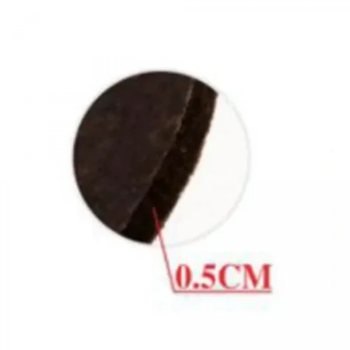 Τσοχάκια Επίπλων 25x5 mm Σετ 9 τμχ Μαύρα Bossram 625266
