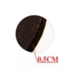 Τσοχάκια Επίπλων 25x5 mm Σετ 9 τμχ Μαύρα Bossram 625266