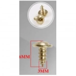 Βίδες Σταυρού 30g 6x3mm Χρυσές Bossram 990696