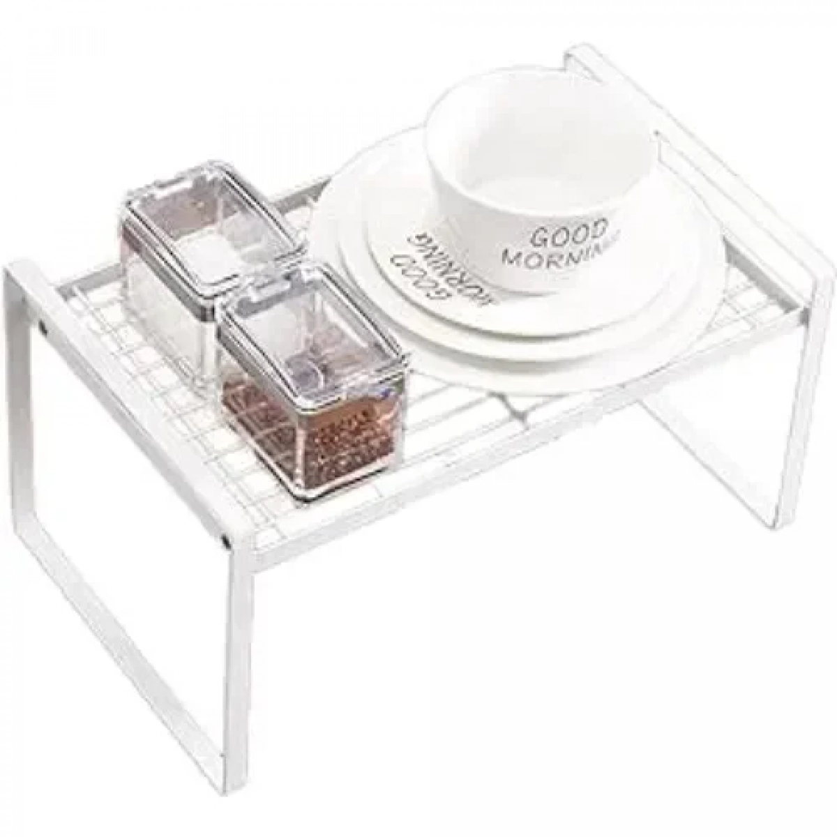 Μεταλλικό Ράφι Πολλαπλών Χρήσεων 20 x 21 x 34.5 cm 21805 Λευκό