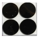 Τσοχάκια Επίπλων 40x5 mm Σετ 4 τμχ Μαύρα Bossram 625267