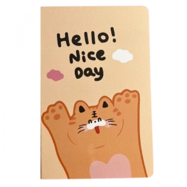 Σημειωματάριο 80 Φύλλων A5 Ριγέ 15x21 cm Hello! Nice Day 888105