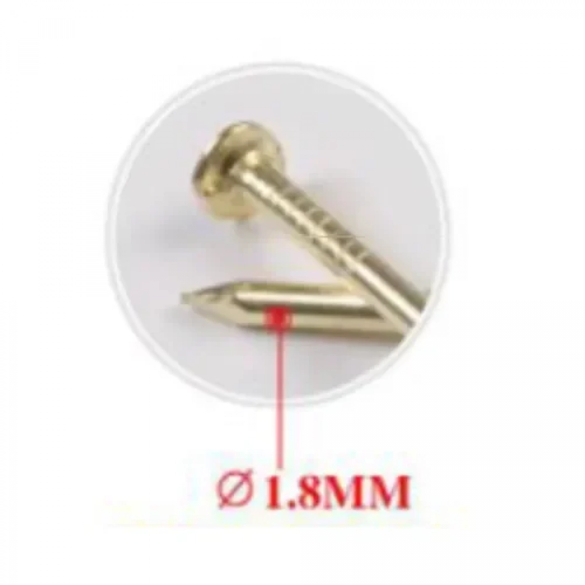 Σετ Καρφιά με Επίπεδη Κεφαλή 1.8x30mm 50g σε Χρυσό Χρώμα Bossram 683710