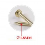 Σετ Καρφιά με Επίπεδη Κεφαλή 1.8x30mm 50g σε Χρυσό Χρώμα Bossram 683710